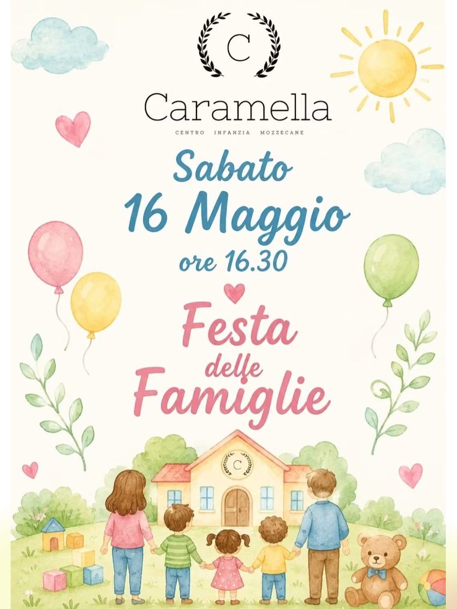 Tavola della festa delle famiglie