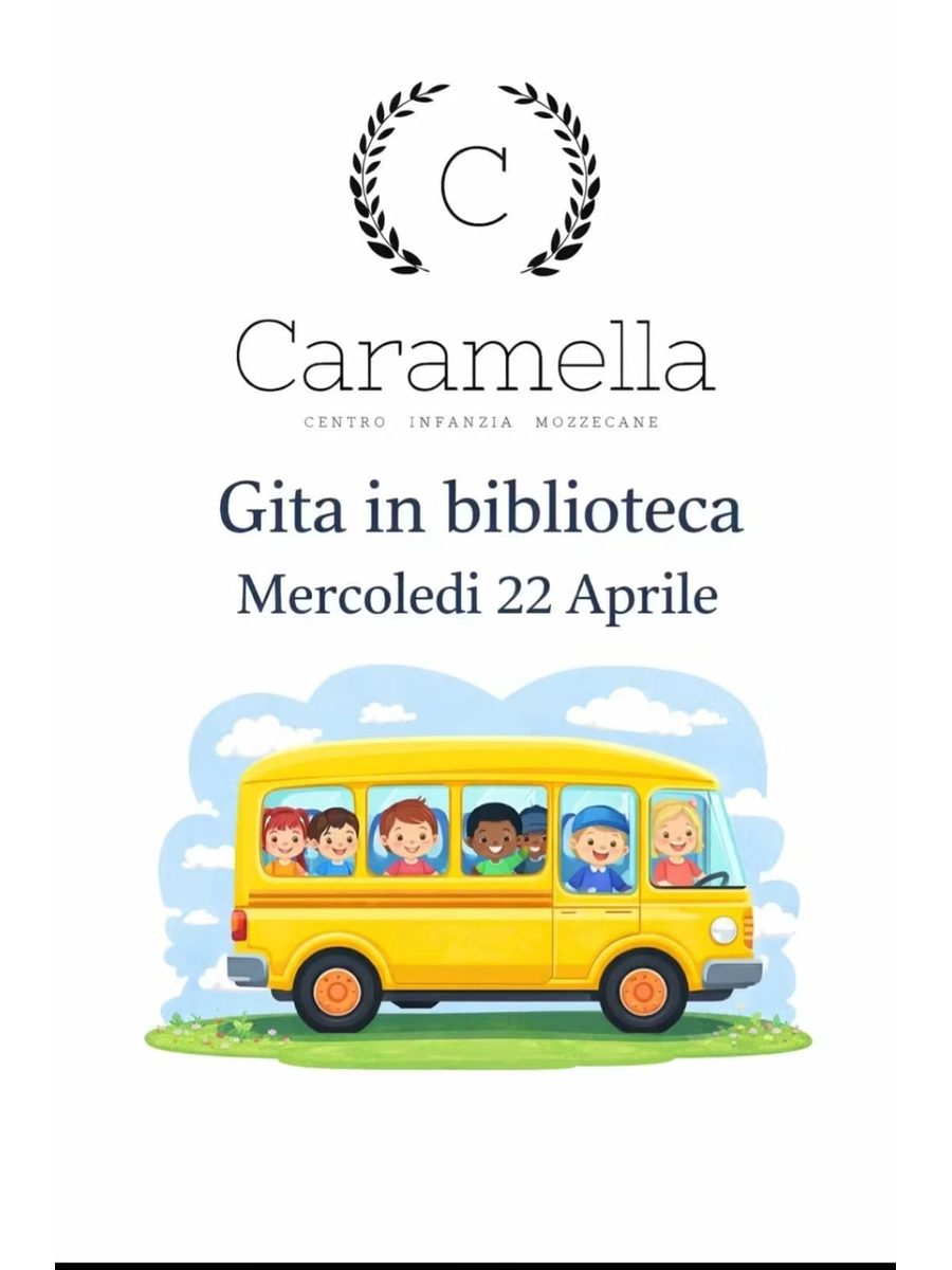Tavola della gita in biblioteca