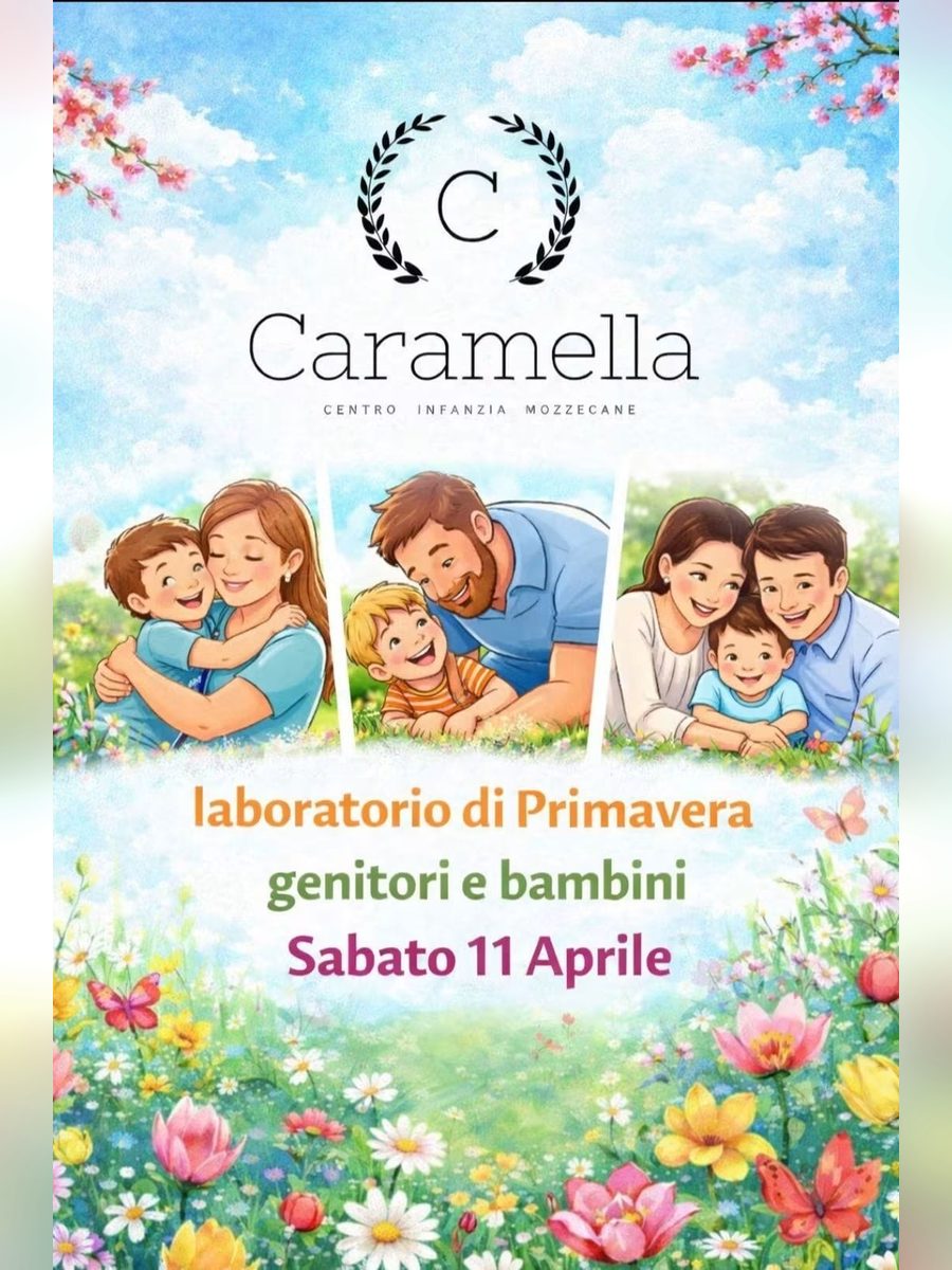 Tavola del laboratorio di primavera per genitori e bambini